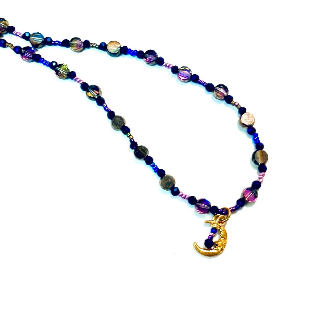 Exotic Moon Artisan Necklace